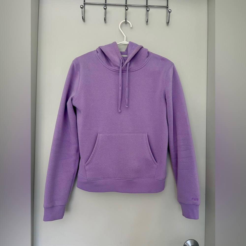 Pastel Lavender Hoodie • Soft Cozy Lined Pullover Sweatshirt • Size Small